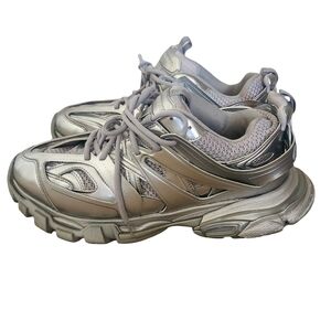 Balenciaga Men's Silver Athletic Shoes